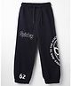 Pine Kids Marvel 100% Cotton Knit Full Length Joggers Pant With Spider-Man Graphic - Navy Blue