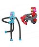 FunBlast Flexible Fighting Robots with Light Toy for Kids - Pack of 2 Robots (Blue - Red)