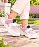 Pine Kids Velcro Closure Sneaker & Sports Shoes with Buckle - Pink