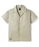 Spark Cotton Woven Half Sleeves Solid Shirt - Light Green