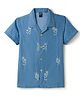 Spark Cotton Woven Shirt with Embroidered Details White 7-8 Years