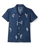 Spark Cotton Woven Shirt with Embroidered Details White 9-10 Years