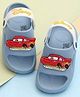 Yellow Bee Disney Pixar Cars Featuring Lightning Mcqueen Applique Detailed Slingback Sandals - Blue