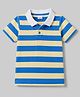 Babyhug Cotton Knit Polo Tee with Graphics Multi Color 18-24 Months