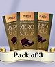 Zugar 49% Hazelnut Dark Chocolate with Monk Fruit (pack of 3-20 g Each)