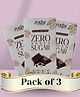 Zugar 65% Hazelnut Dark Chocolate with Monk Fruit (pack of 3-20 g Each)