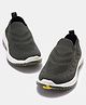 Pantaloons Junior Mesh Detailed Abstract Designed Slip On Shoes - Olive Green