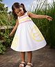 Somersault Cotton Woven Sleeveless Floral Embroidered Dress - White
