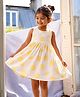 Somersault Cotton Woven Sleeveless Lemons Printed Dress - Ecru