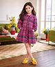 Somersault Cotton Woven Full Sleeves Madras Checked Dress - Multi Colour