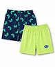 Honeyhap Premium 100% Cotton Knit Game Controller Printed Boxers with Bio Finish  Pack of 2 - Navy Peony & Wild Lime