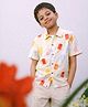 Somersault Cotton Woven Half Sleeves Ice Candy Printed Shirt - Multi Colour