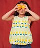 Somersault Cotton Woven Sleeveless Lemon Printed Top - Multi Colour