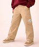 Somersault Cotton Woven Brand Logo Printed Cargo Pants - Beige