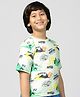 Somersault Cotton Knit Half Sleeves Tropical Theme Printed Tee - Multi Colour