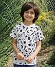 Somersault Cotton Knit Half Sleeves Chef Theme Printed Tee - White