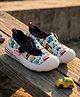 Hopits Vehicles Printed Velcro Closure Shoes - Multi Colour