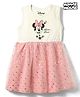 Babyoye Disney 100% Cotton Knit Sleeveless Frock With Minnie Mouse Graphic - Multicolor
