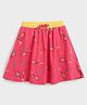 Somersault Cotton Knit Tennis Theme Printed Skort - Pink