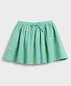 Somersault Cotton Woven Floral Printed Skirt - Green