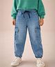 Somersault Cotton Denim Mild Washed Jeans - Blue
