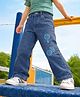 Somersault Cotton Denim Floral Embroidered Jeans - Blue