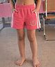 Somersault Cotton Knit Smile Embroidered Shorts - Pink
