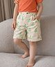 Somersault Cotton Woven Fruits Printed Shorts - Ecru