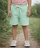 Somersault Cotton Knit Solid Shorts - Green