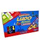 Parteet Magnetic 2 in 1 Ludo with Snake & Ladders Board Game for Kids and Family Fun, 5 Years and Up, Dual-Sided Magnetic Board with 16 Pawns in 4 Different Color & 1 Dice.