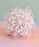 Takabee Floral Applique & Pearls Detailed Hair Clip - Light Pink
