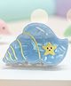 Takabee Sea Shell Designed  Claw Clip - Blue