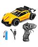 PARTEET 1:16 Scale RC Toy Car with Long Range 2.4 Ghz Joystick Remote Control - High Speed Durable Sports Vehicle with Rechargeable Battery - Ideal for Kids & Beginners (Orange)