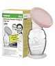 haakaa Gen. 2 Silicone Breast Pump & Cap Set Improved Suction & Comfort Pink - 100 ml