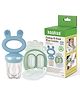 haakaa Freeze-N-Feed Mini Combo Silicone Feeder & Tray For Teething & Feeding - Sky Blue