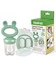 haakaa Freeze-N-Feed Mini Combo Silicone Feeder & Tray For Teething & Feeding - Pea Green