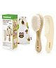 haakaa Baby Brush & Comb Set - Soft Bristles for Newborn Hair Care