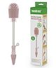 haakaa Double Ended Silicone Brush Dual-Sided Cleaning For Bottles & Teats - Blush