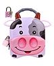 FunBlast Cow Shaped Piggy Bank with Lock for Kids Pack of 1 (White)
