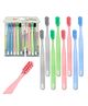 FunBlast Non-Slip Handle Manual Soft Bristles Toothbrush for Kids and Adults Pack of 8 (Multicolor)