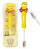 FunBlast Animal Design Soft Bristles Manual Toothbrush for Kids Pack of 1 (Yellow-2)