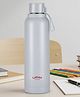 Larah by Borosil 700 ml Orbit Grey Stainless Steel Water Bottle, Made in India Pu Insulated Thermoware, Leakproof, BPA Free| Bottle for Office, School, College & Gym, Daily Use, 1 Year Warranty