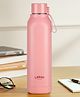 Larah by Borosil 700 ml Cube Pink Stainless Steel Water Bottle, Made in India Pu Insulated Thermoware, Leakproof, BPA Free| Bottle for Office, School, College & Gym, Daily Use, 1 Year Warranty