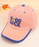 KIDLINGSS Cotton Good Luck Text Embroidered Baseball Cap - Maroon - Circumference 52 - 54 Cm