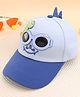 KIDLINGSS Dinosaur & Glasses Applique Detailed Cap - Blue Circumference 50 - 53 Cms