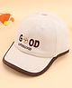 KIDLINGSS Bear Face Embroidered Cap - Off White - Circumference 48 - 50 Cm