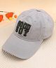 KIDLINGSS Good Boy Text Embroidered Cap - Grey - Circumference 52-55 Cms