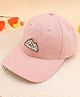 KIDLINGSS Denim Mountain Badge Detailed Baseball Cap - Light Pink - Circumference - 52-55 Cms