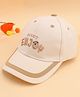 KIDLINGSS Cotton Fancy Text Embroidered Baseball Cap - Beige - Circumference 52 - 55 Cm