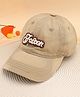KIDLINGSS Cotton Falcon Text Patch Detailed Baseball Cap - Khaki - Circumference 53 - 55 Cm